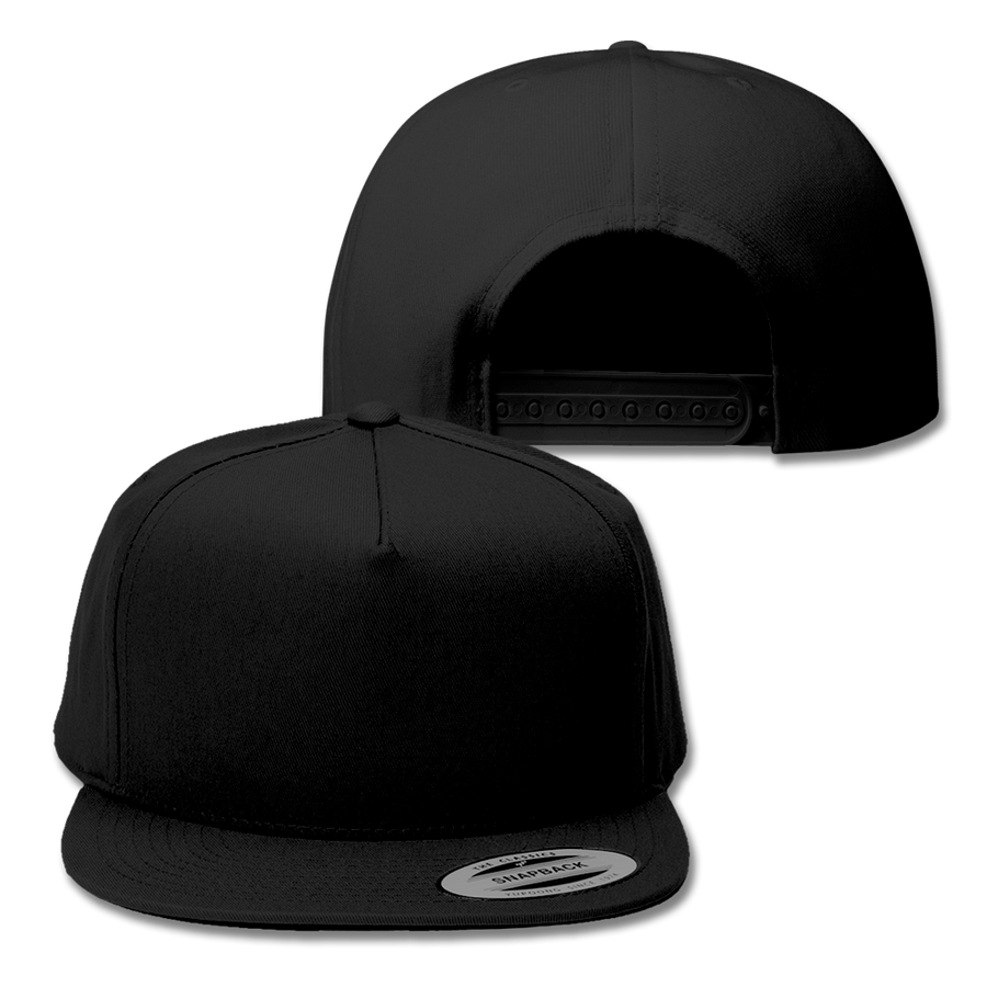 Custom Black Snapback Hat