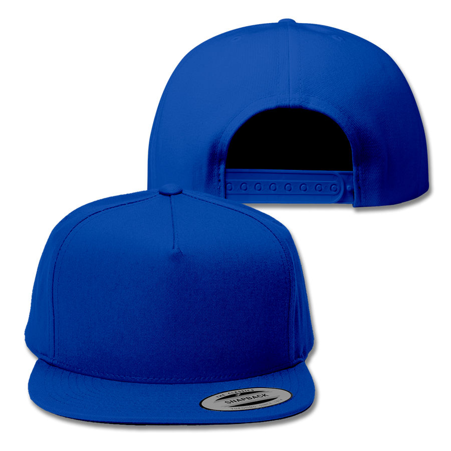Custom Royal Blue Snapback Hat