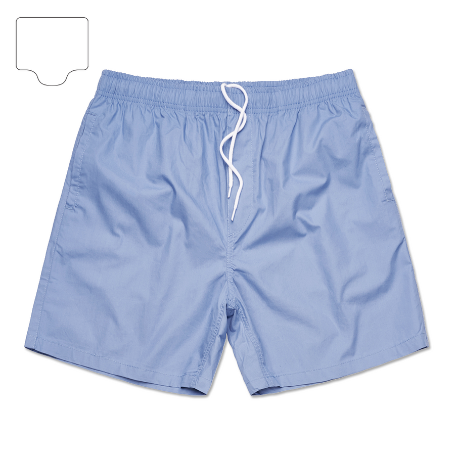 Embossed Beach Shorts