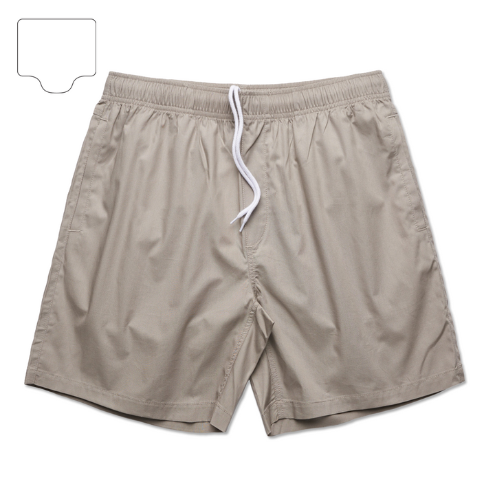 Embossed Beach Shorts