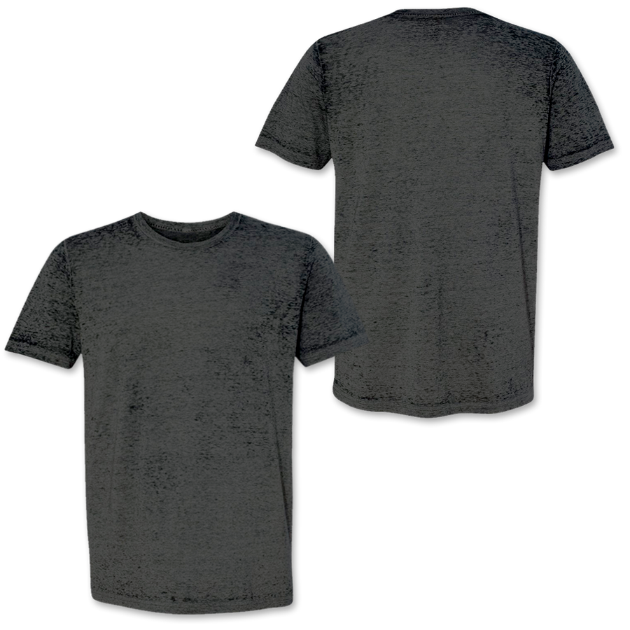 PRINTED WASHED T-SHIRT - Anthracite grey