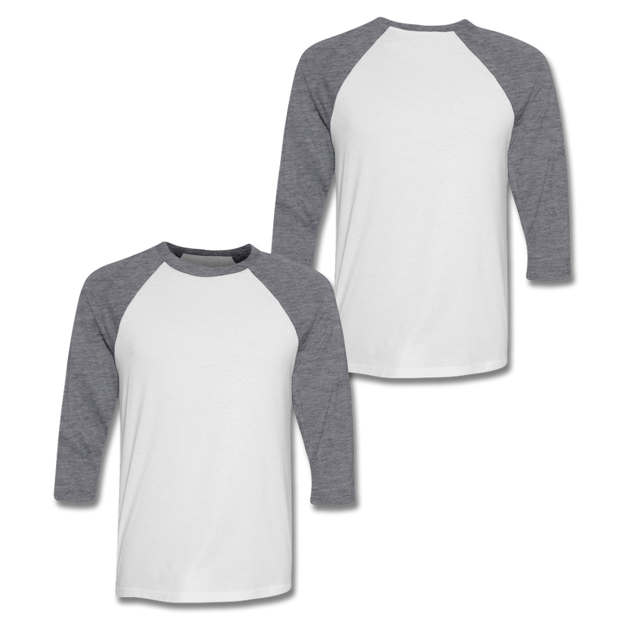Custom Grey Baseball Shirt