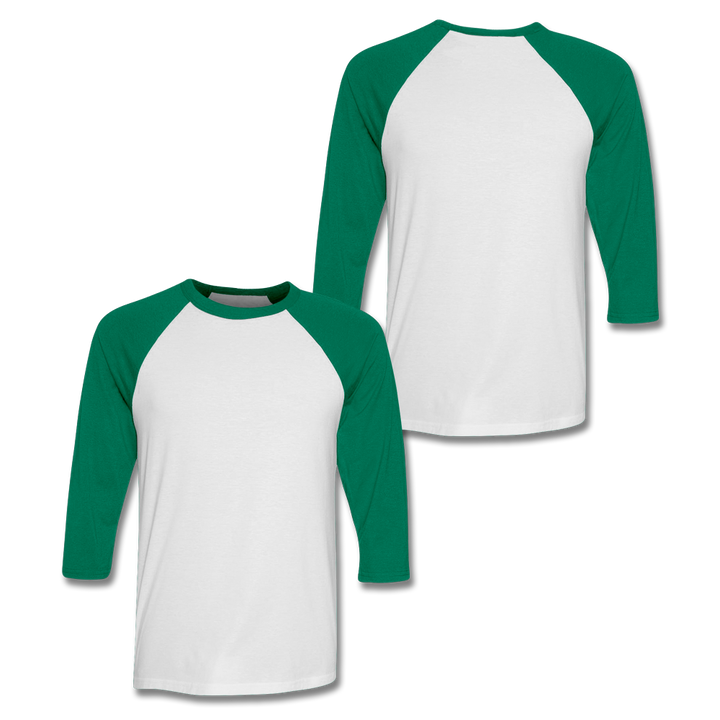 Custom Kelly Green Baseball Shirt