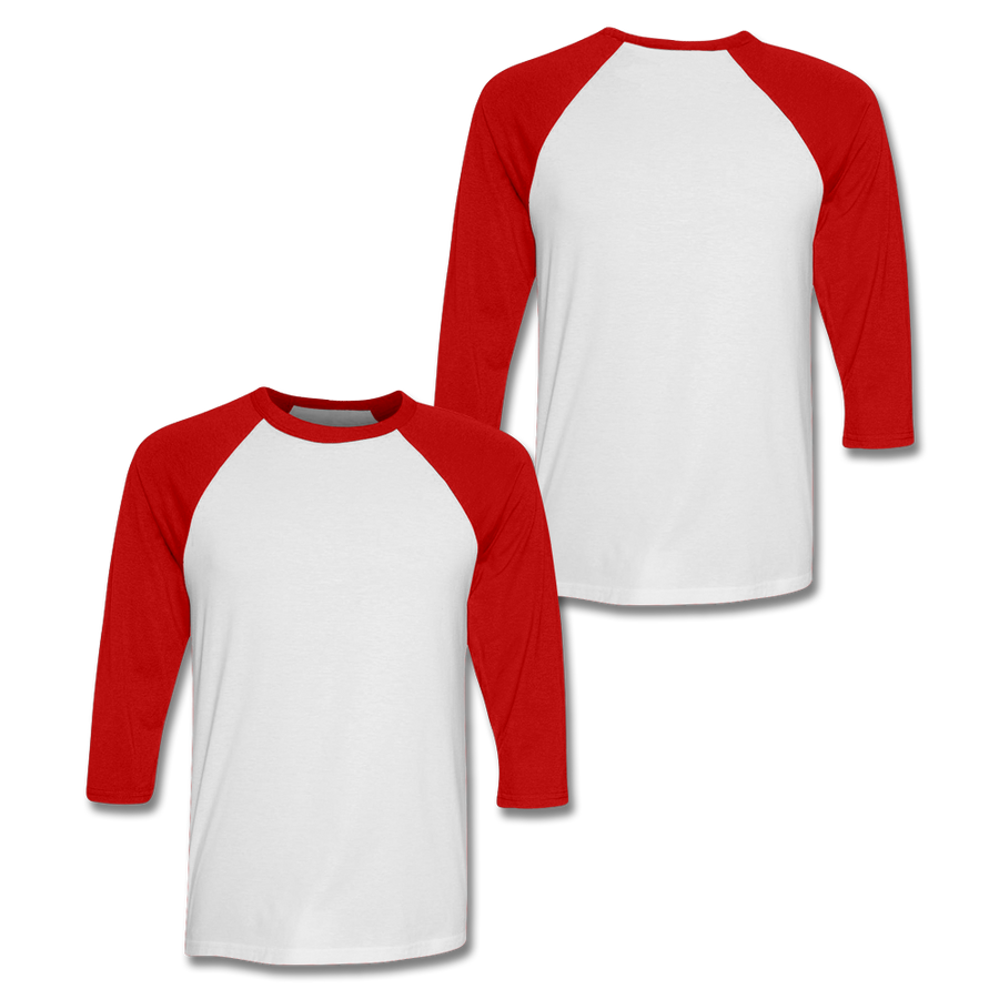 Custom Red Baseball Shirt