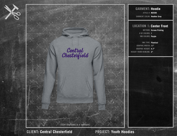 Central Chesterfield Little League Youth Hoodie
