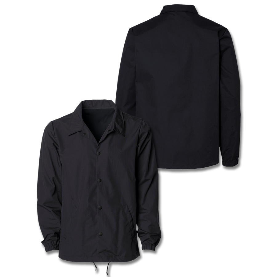 Custom Black Coaches Jacket