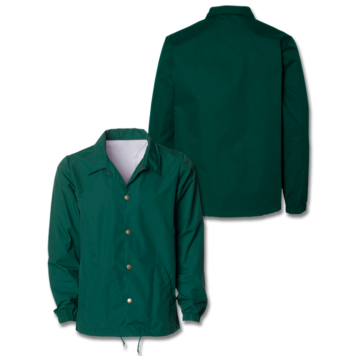 Custom Forest Green Coaches Jacket