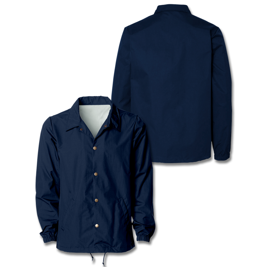 Custom Navy Coaches Jacket