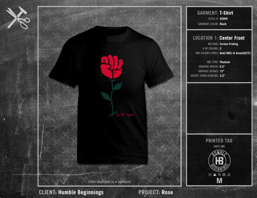 Humble Beginnings Rose Tee