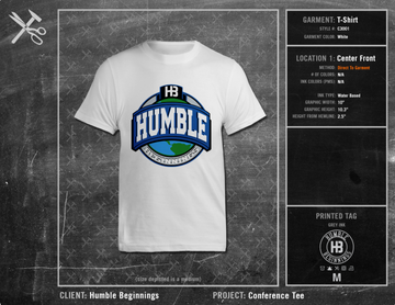Humble Beginnings Conference Tee 1