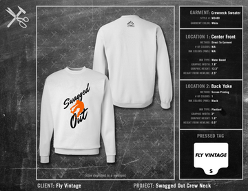 Fly Vintage Swagged Out Crewneck Sweater