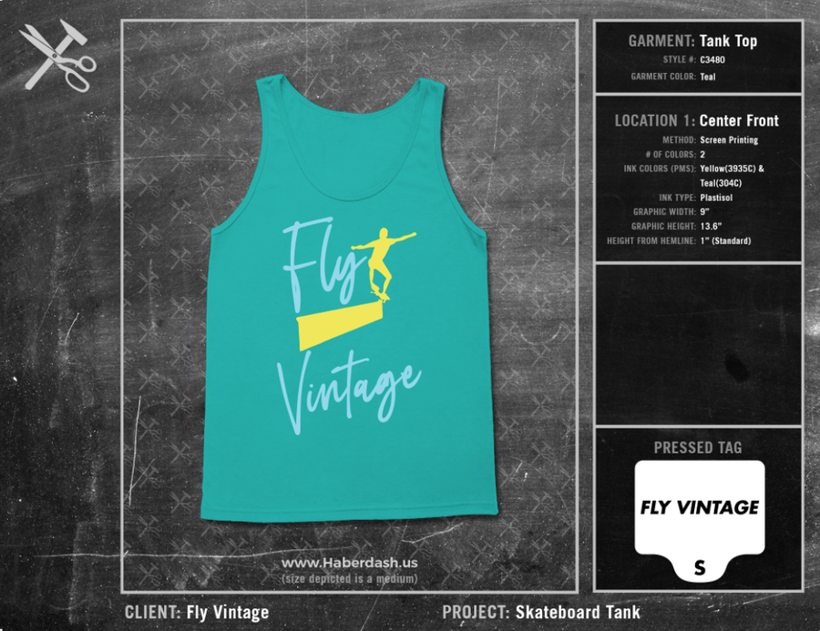 Fly Vintage Skateboard Tank