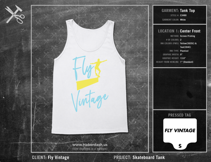 Fly Vintage Skateboard Tank