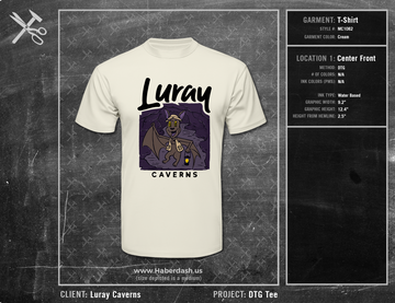 Luray Caverns DTG Tee