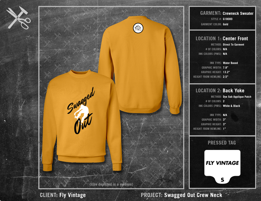 Fly Vintage Swagged Out Crewneck Sweater 2