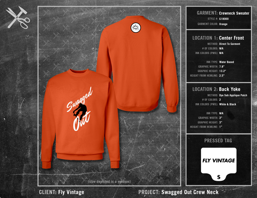 Fly Vintage Swagged Out Crewneck Sweater 2