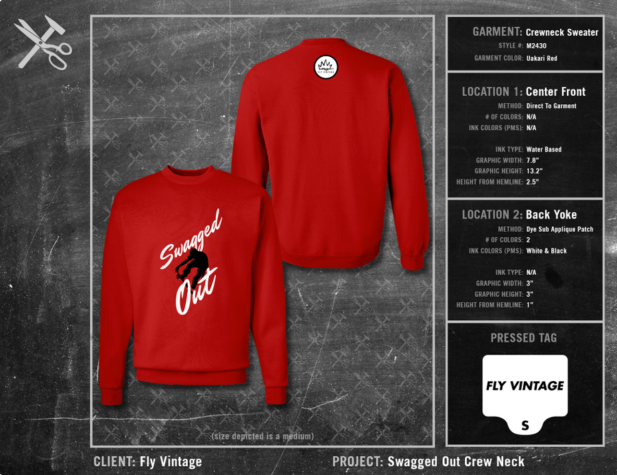 Fly Vintage Swagged Out Crewneck Sweater 2