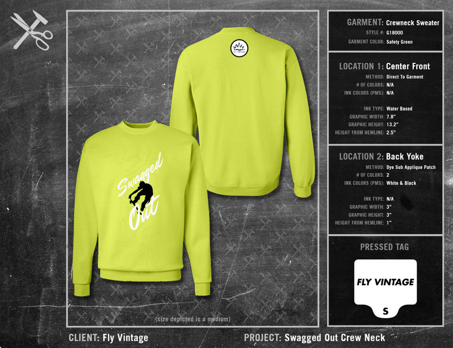 Fly Vintage Swagged Out Crewneck Sweater 2