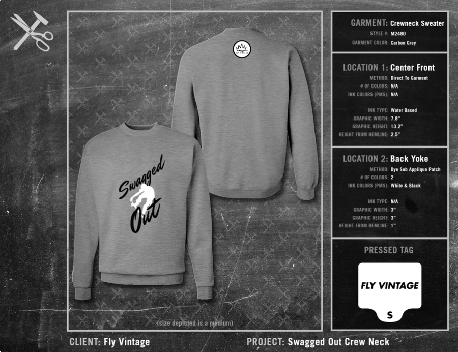 Fly Vintage Swagged Out Crewneck Sweater 2