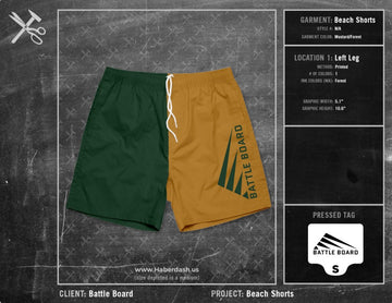 Battle Board Beach Shorts