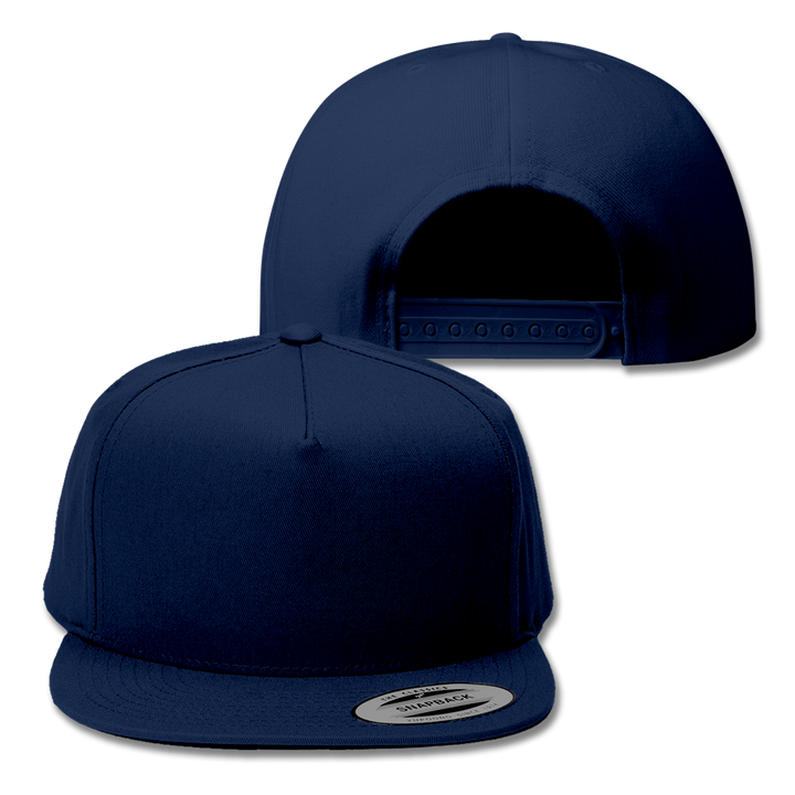 Custom Navy Snapback Hat