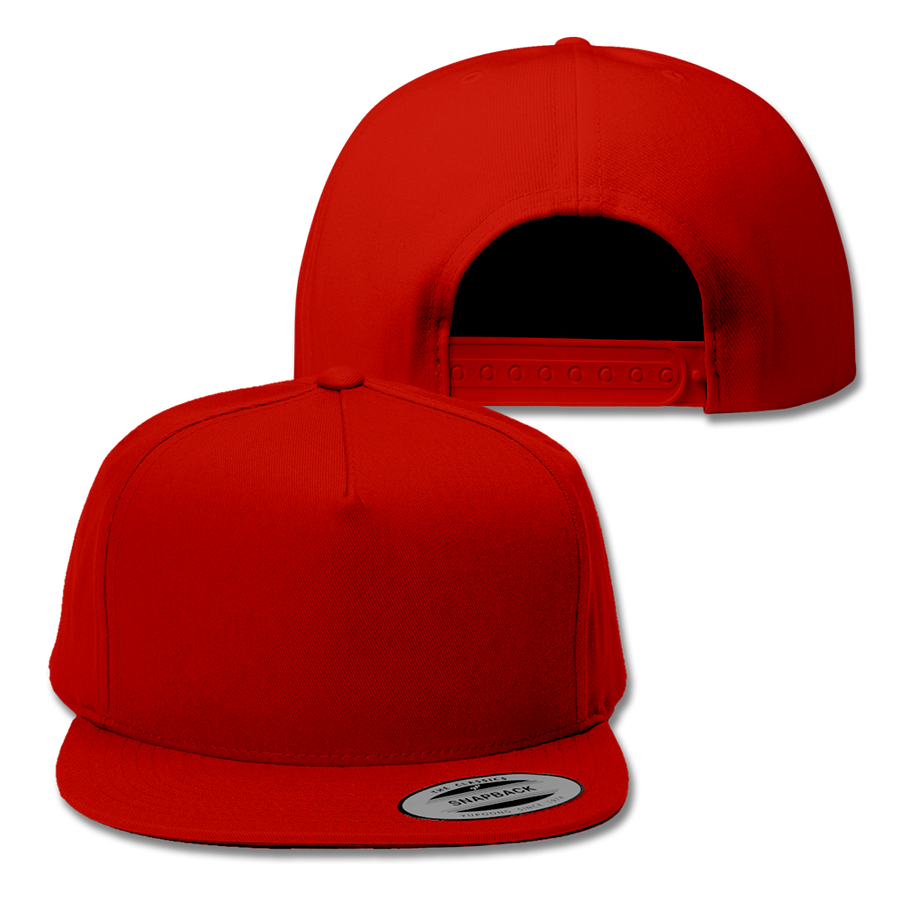 Custom Red Snapback Hat